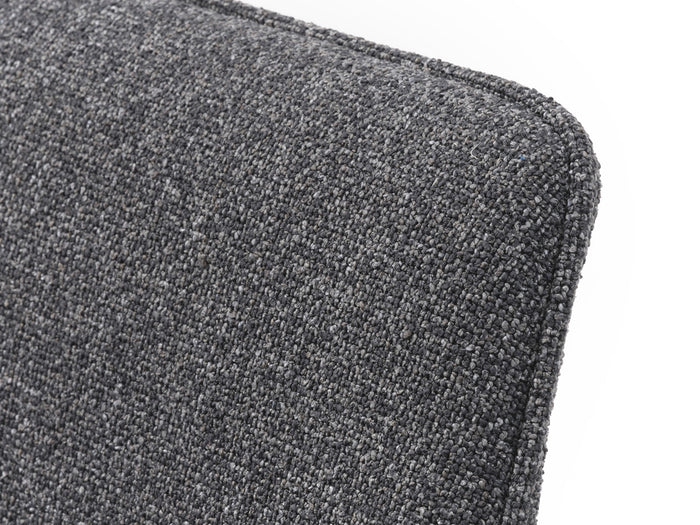 Giga Living - Eetkamerstoel Donkergrijs Draaibaar - Alma - Set van 2