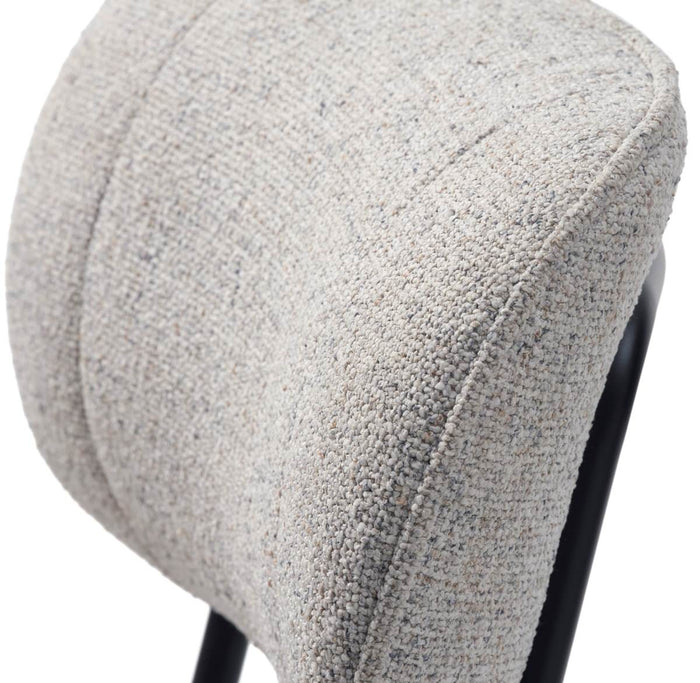 Hygge Interiors Buffalo Gebroken Wit Bouclé Eetkamerstoel set van 2