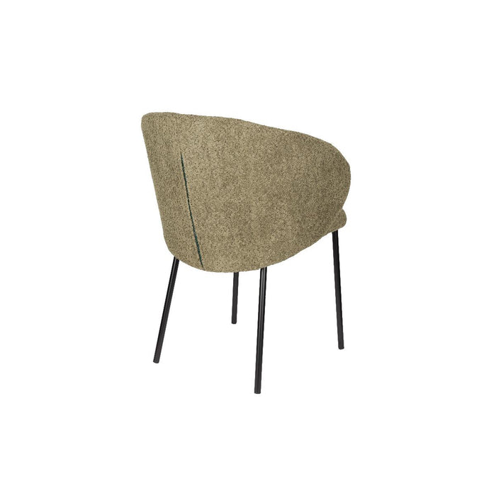 Puur Eliot eetkamerstoel - mosgroen