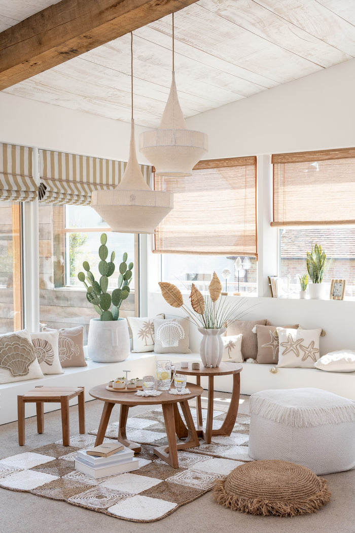 J-Line Bijzettafel Bruce Teak Naturel