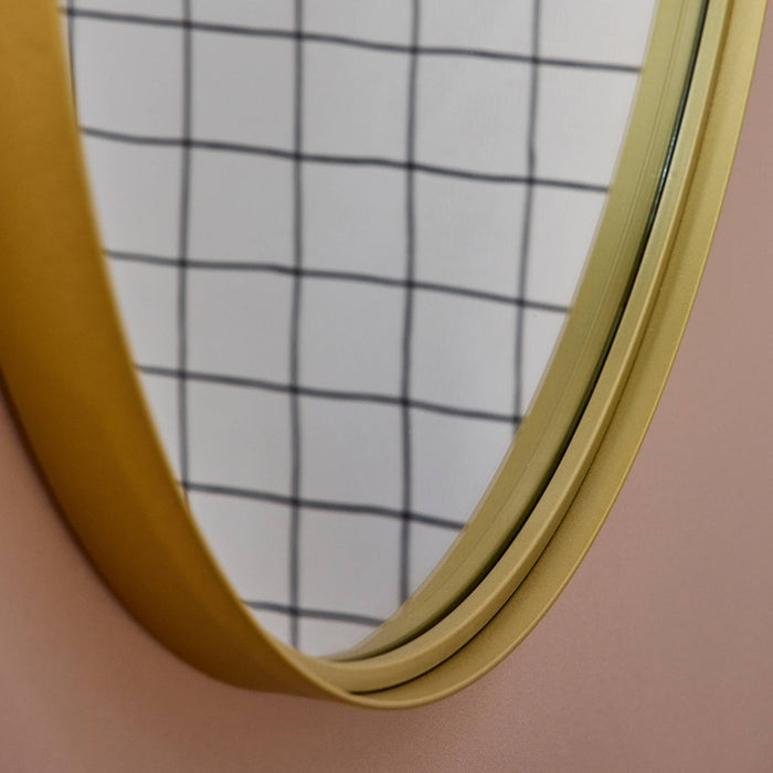 sweeek - Ronde metalen spiegel Ø60cm