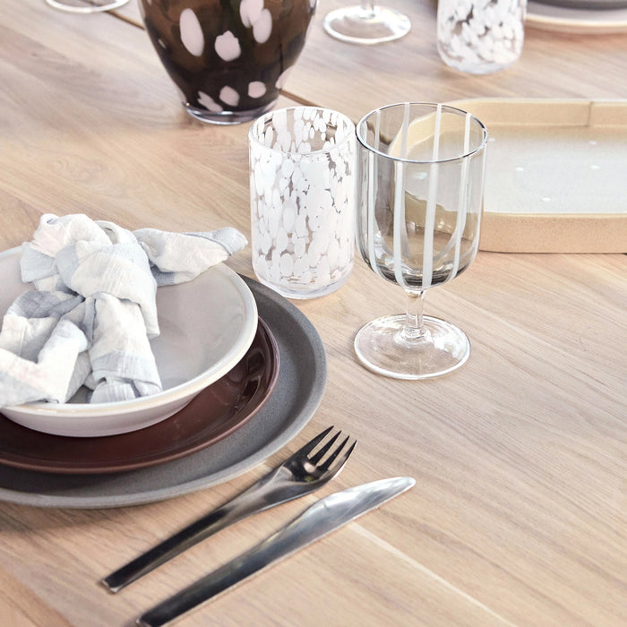 OYOY Living Mizu Wijnglazen 2 st. - Grijs