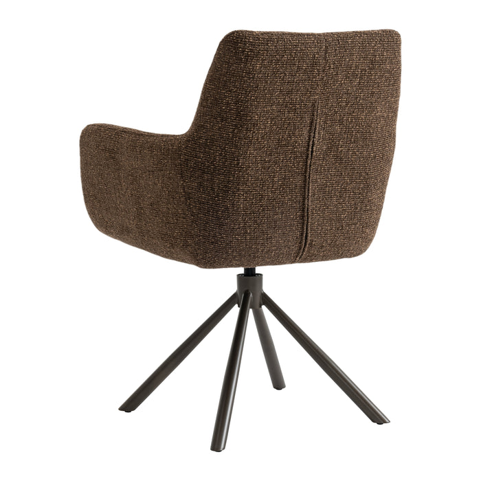 by fonQ Weld Eetkamerstoel - Bruin