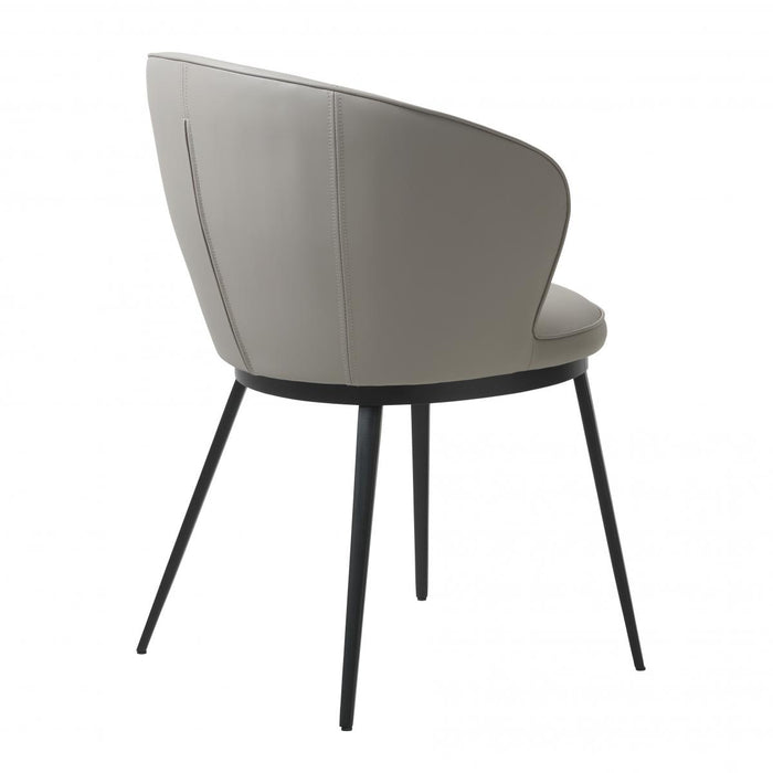 Nordic Home Arvid armstoel - leer - taupe