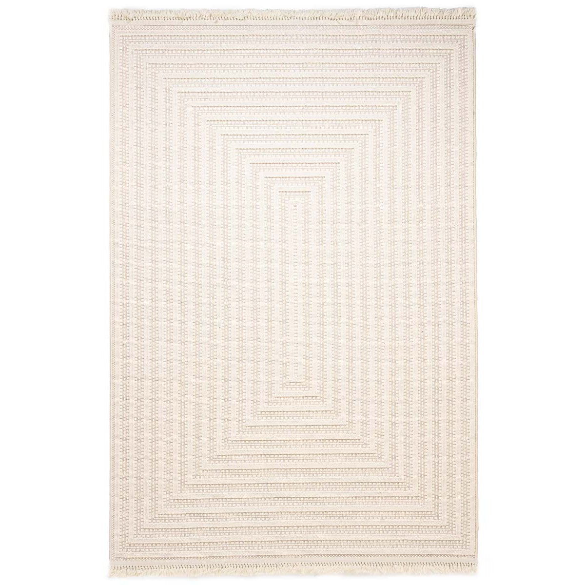 Nordic Weavers Japandi vloerkleed - Knit Elevate wit - 240x340 cm