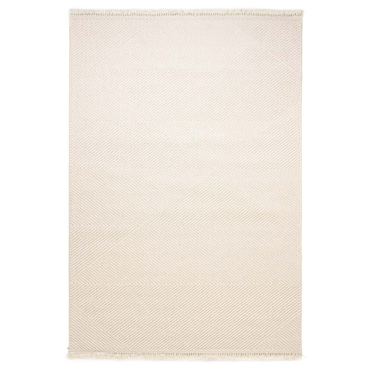 Nordic Weavers Japandi vloerkleed - Knit Zen wit - 160x230 cm