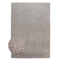 Nordic Weavers Scandinavisch vloerkleed - Contour Gem grijs - 240x340