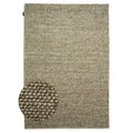 Nordic Weavers Wollen vloerkleed - Løkke olijfgroen - 240x340 cm