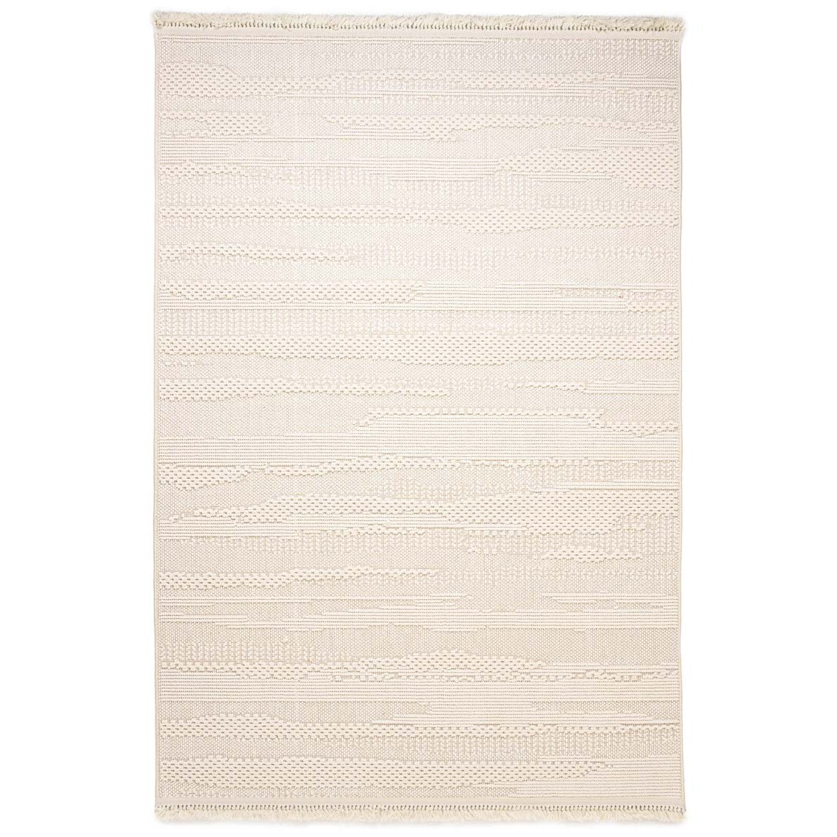 Nordic Weavers Japandi vloerkleed - Knit Tranquil wit - 200x300 cm