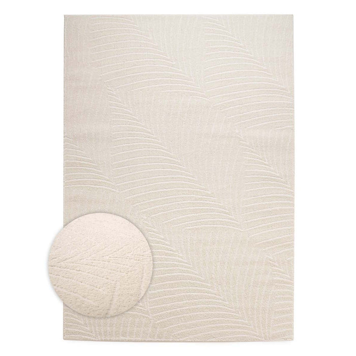 Nordic Weavers Scandinavisch vloerkleed - Contour Leaf crème - 300x400
