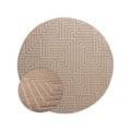 Nordic Weavers Rond vloerkleed Scandinavisch - Contour Gem beige - 250