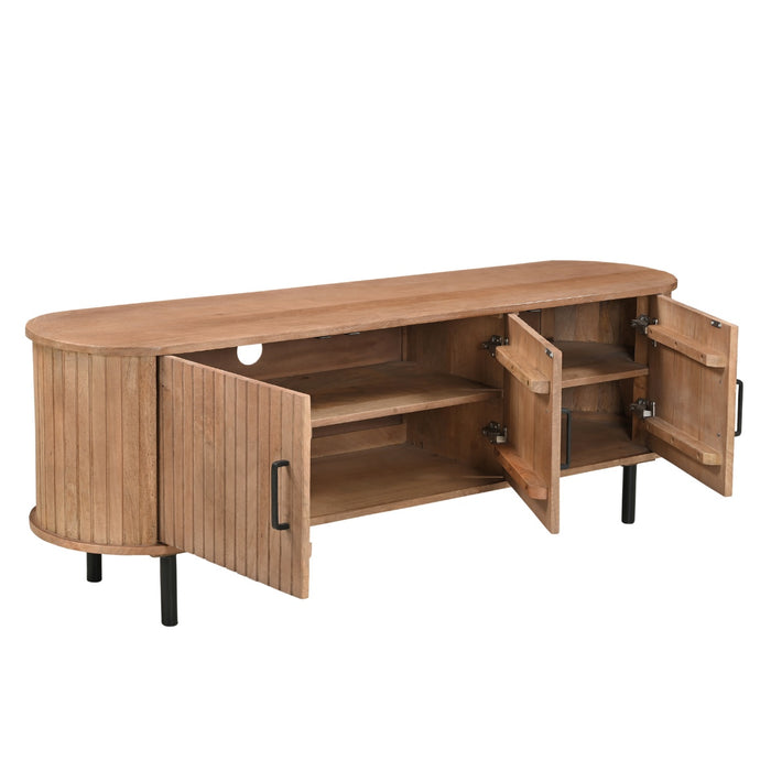 Giga Meubel - Tv-meubel Naturel Mangohout - 160x46x56cm - Merel