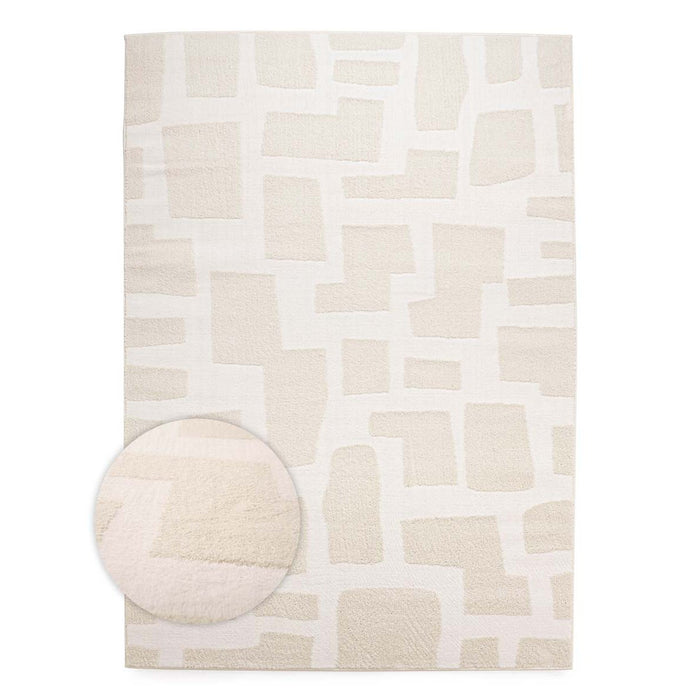 Nordic Weavers Scandinavisch vloerkleed - Contour Stone crème -