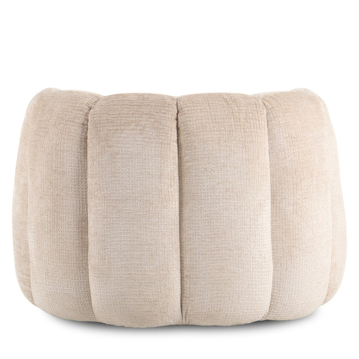 DÉJA Living - Draaifauteuil Beige Stof - 100x98x72cm - Trones