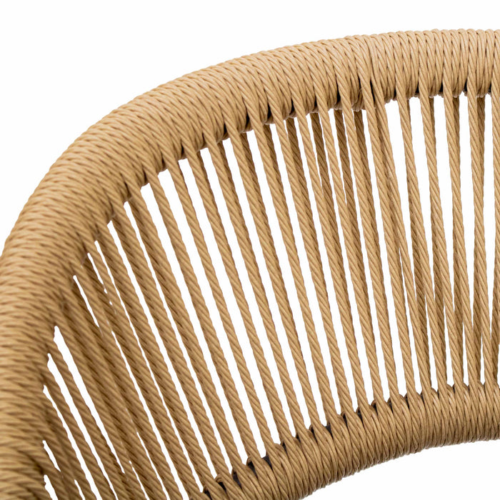 Kick tuinstoel Coco - Zwart|Beige