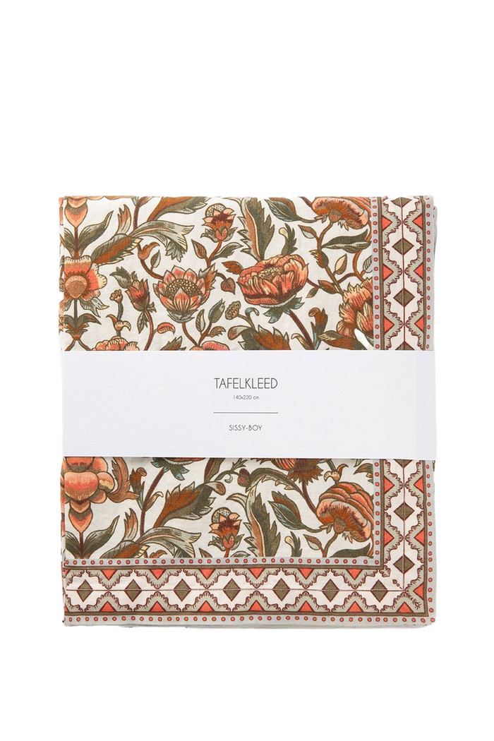 Sissy-Boy Multicolour tafelkleed met bloemenprint (140x220 cm)