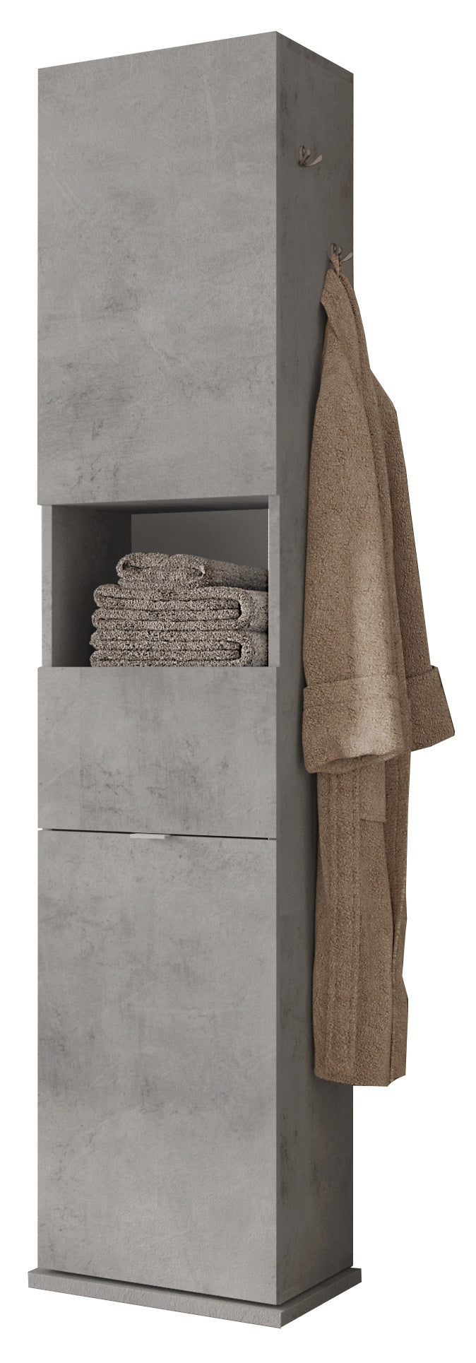 Benvenuto Design Hamburg Hoge Badkamerkast Draaibaar Beton