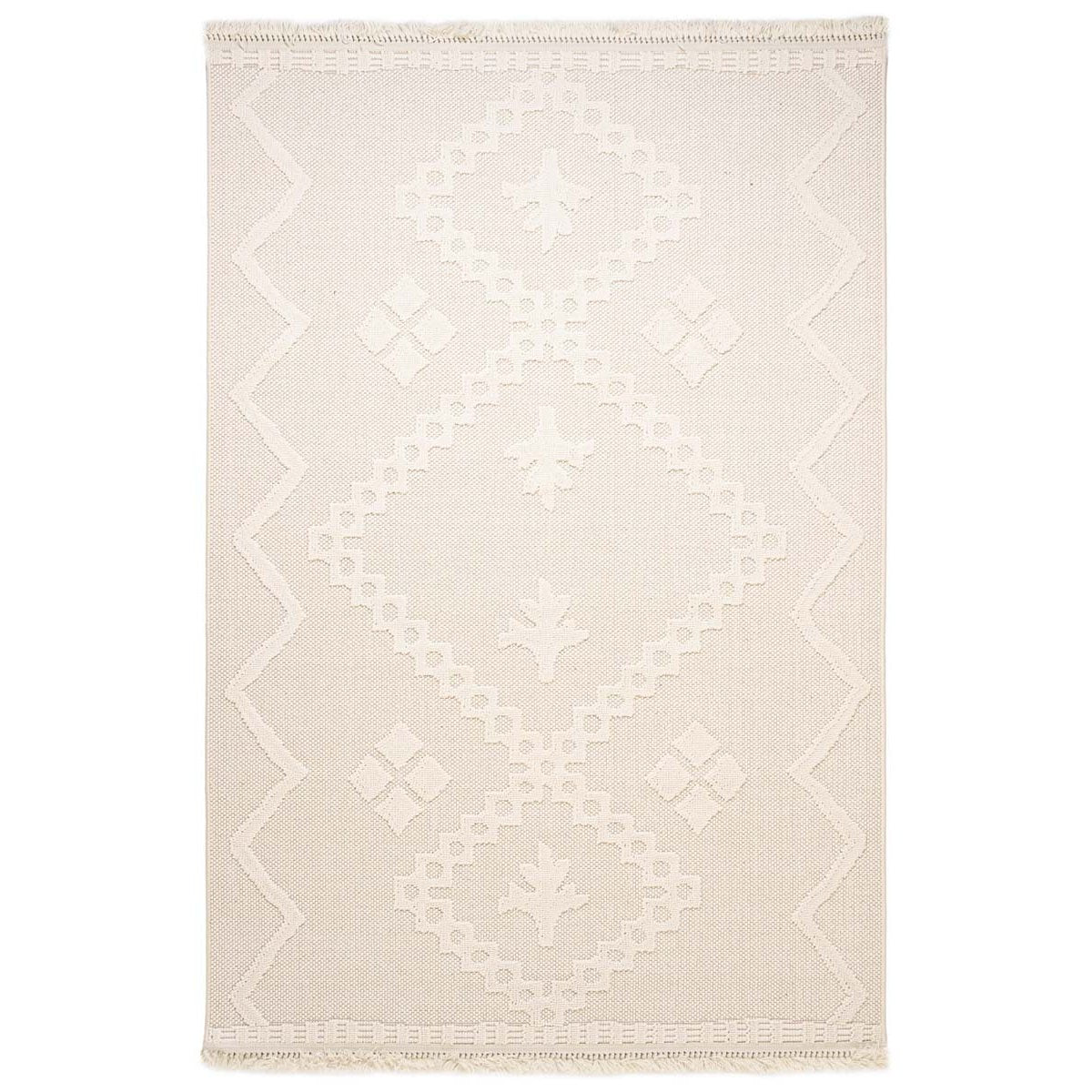 Nordic Weavers Japandi vloerkleed - Knit Fusion Wit - 160x230 cm