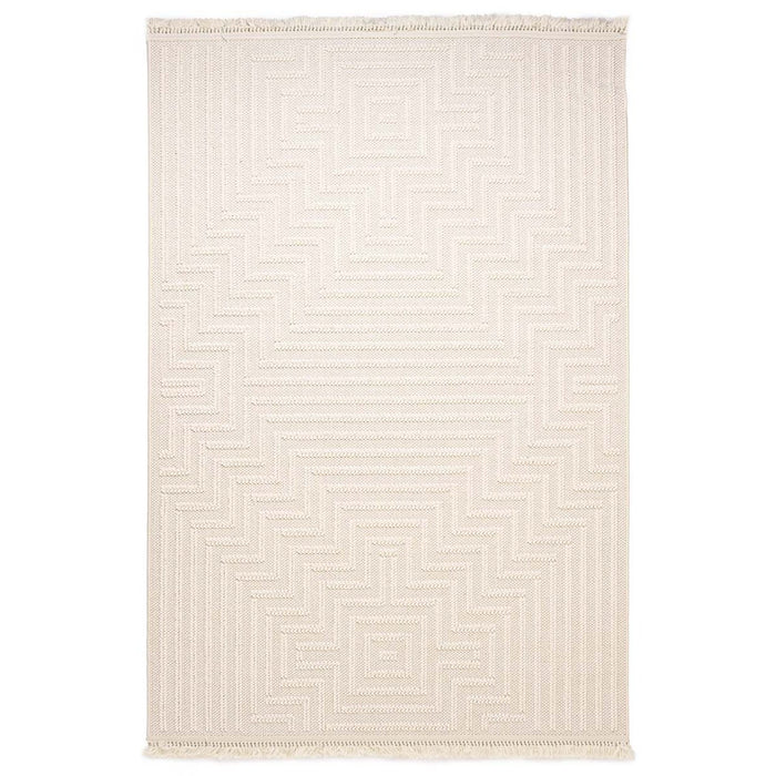 Nordic Weavers Japandi vloerkleed - Knit Refine wit - 120x170 cm