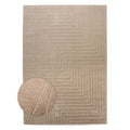 Nordic Weavers Scandinavisch vloerkleed - Contour Edge beige - 120x170