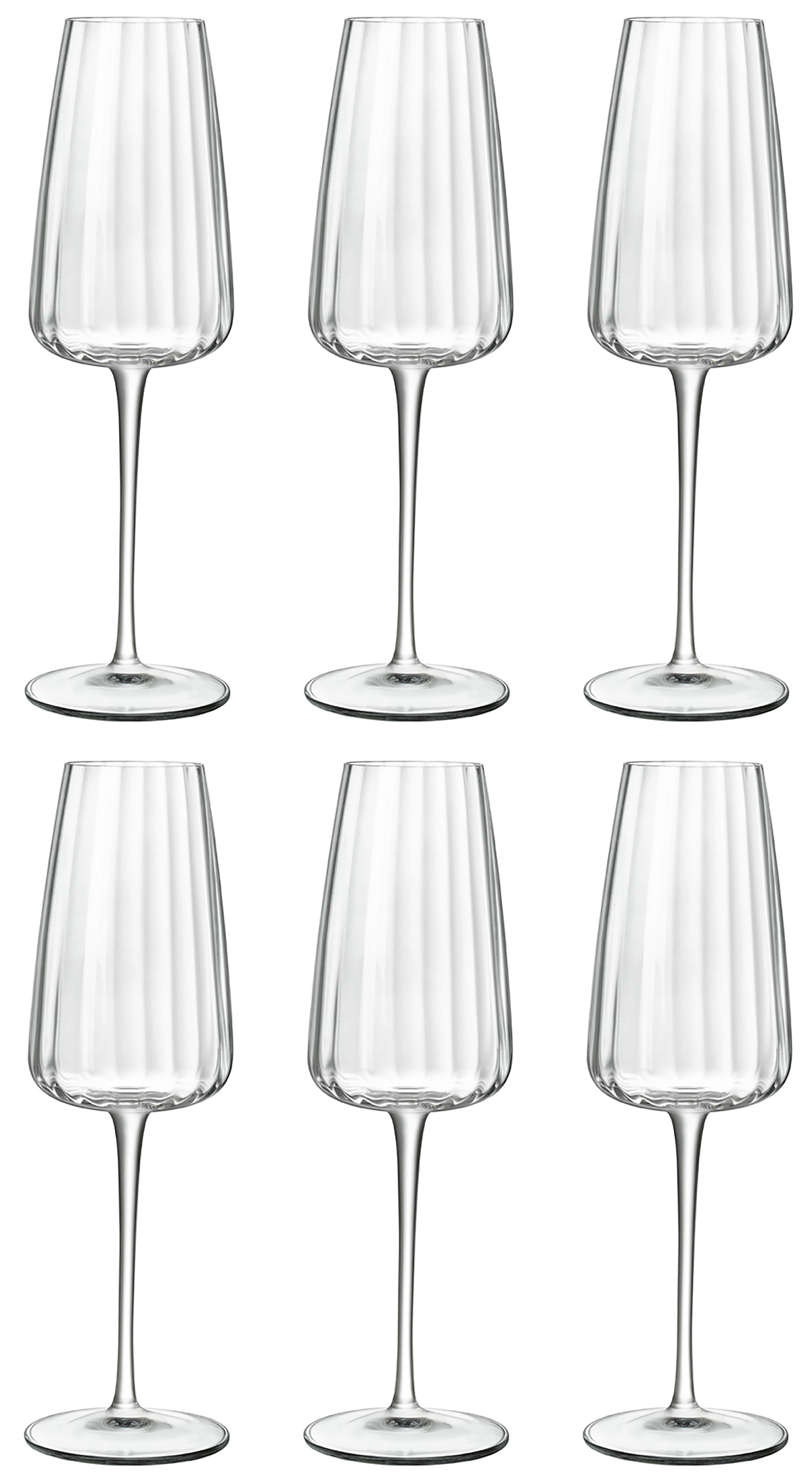 Luigi Bormioli Champagneglazen - Flutes - Speakeasies - 210 ml - 6 Stuks