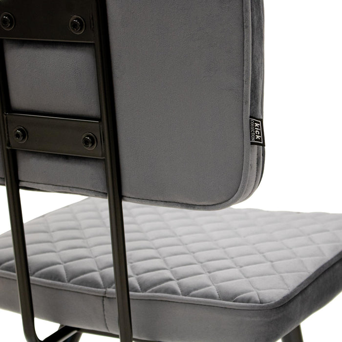 Kick eetkamerstoel Toby - Donkergrijs