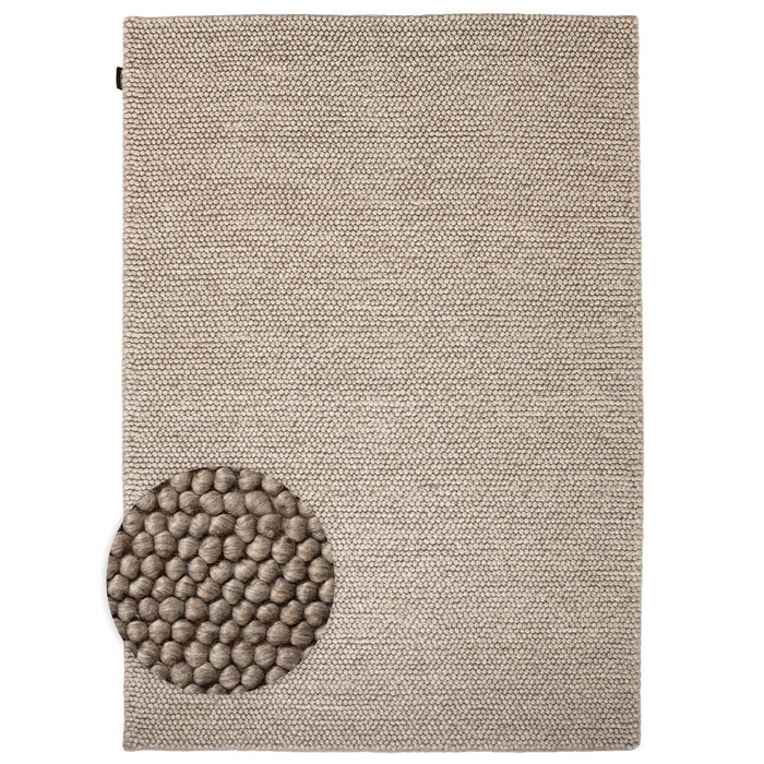 Nordic Weavers Wollen vloerkleed - Fjell zandkleur - 200x300 cm