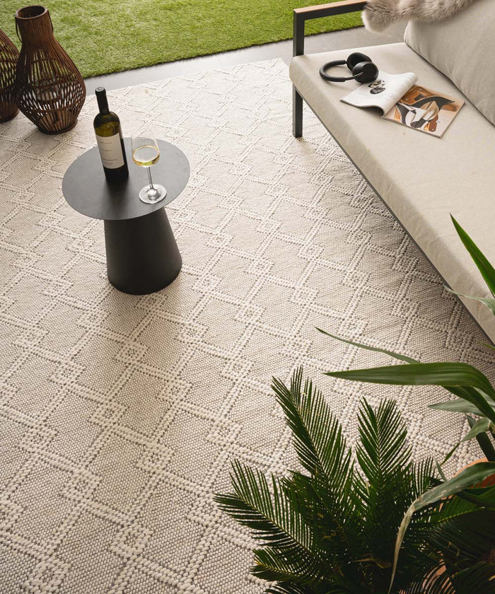 Nordic Weavers Buitenkleed - Var wit - 240x340 cm