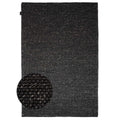 Nordic Weavers Wollen vloerkleed - Løkke zwart - 160x240 cm