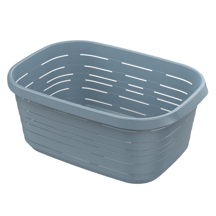 M-Home - Signature - Wasmand - 48 L - 64 x 43 x 26 cm - Blauw