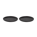Maastricht Porselein Bord Universe 26 cm Zwart Porselein 2 stuks