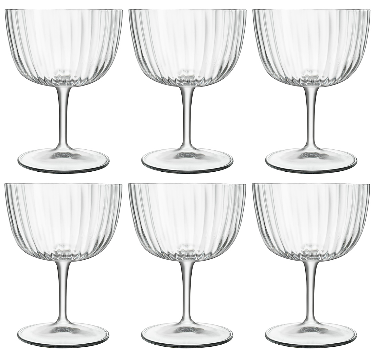 Luigi Bormioli Cocktailglazen - Drankglazen - Speakeasies - 270 ml - 6 Stuks