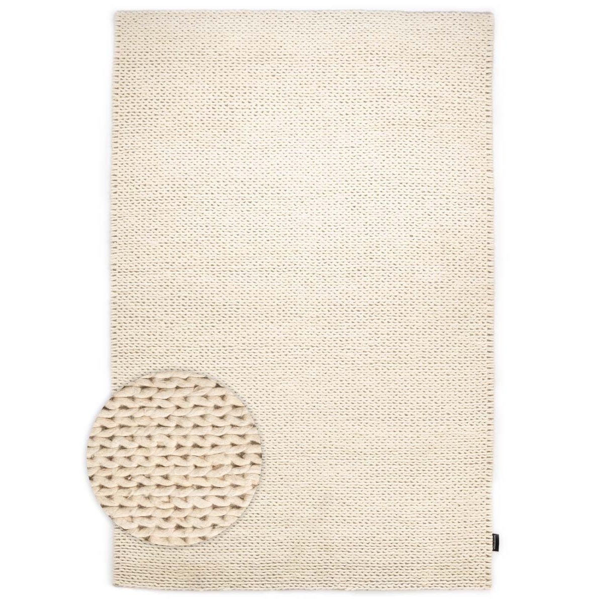 Nordic Weavers Wollen vloerkleed - Hyssing ivoor - 300x400 cm