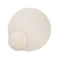 Nordic Weavers Rond vloerkleed Scandinavisch - Contour Edge crème - 80