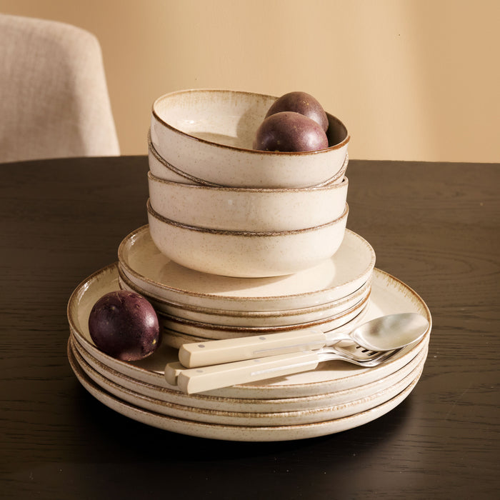 HKliving 70's Bestekset 16-delig - Olive