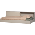 WOOOD Carter Bed - Grenenhout - Dust|Beige - 90x200