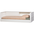 WOOOD Carter Bedbank - Grenenhout - Wit - 90x200