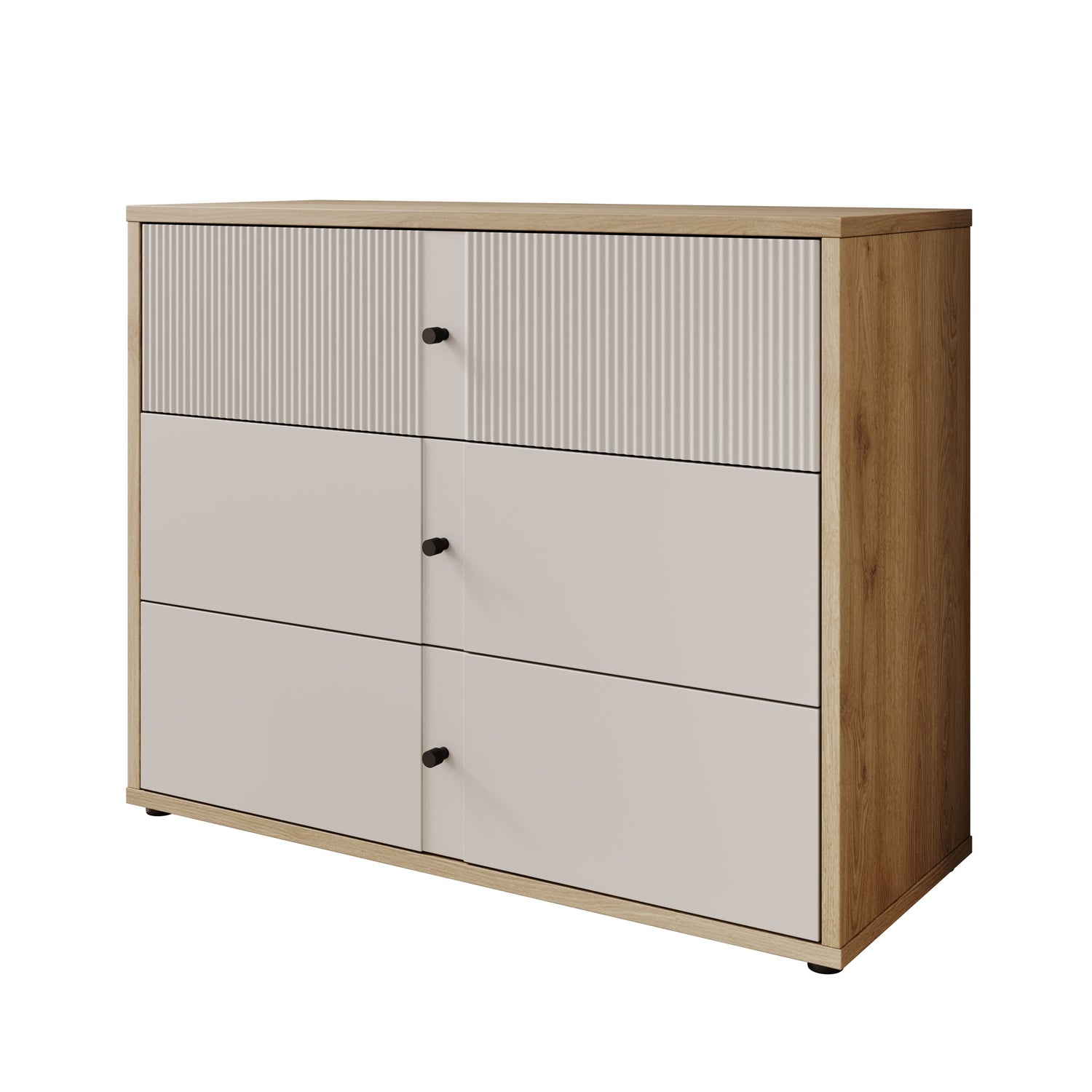 Meubella - Ladekast Riggs - Beige - 105 cm