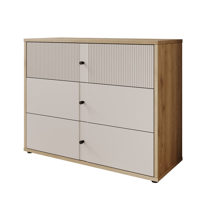 Meubella - Ladekast Riggs - Beige - 105 cm