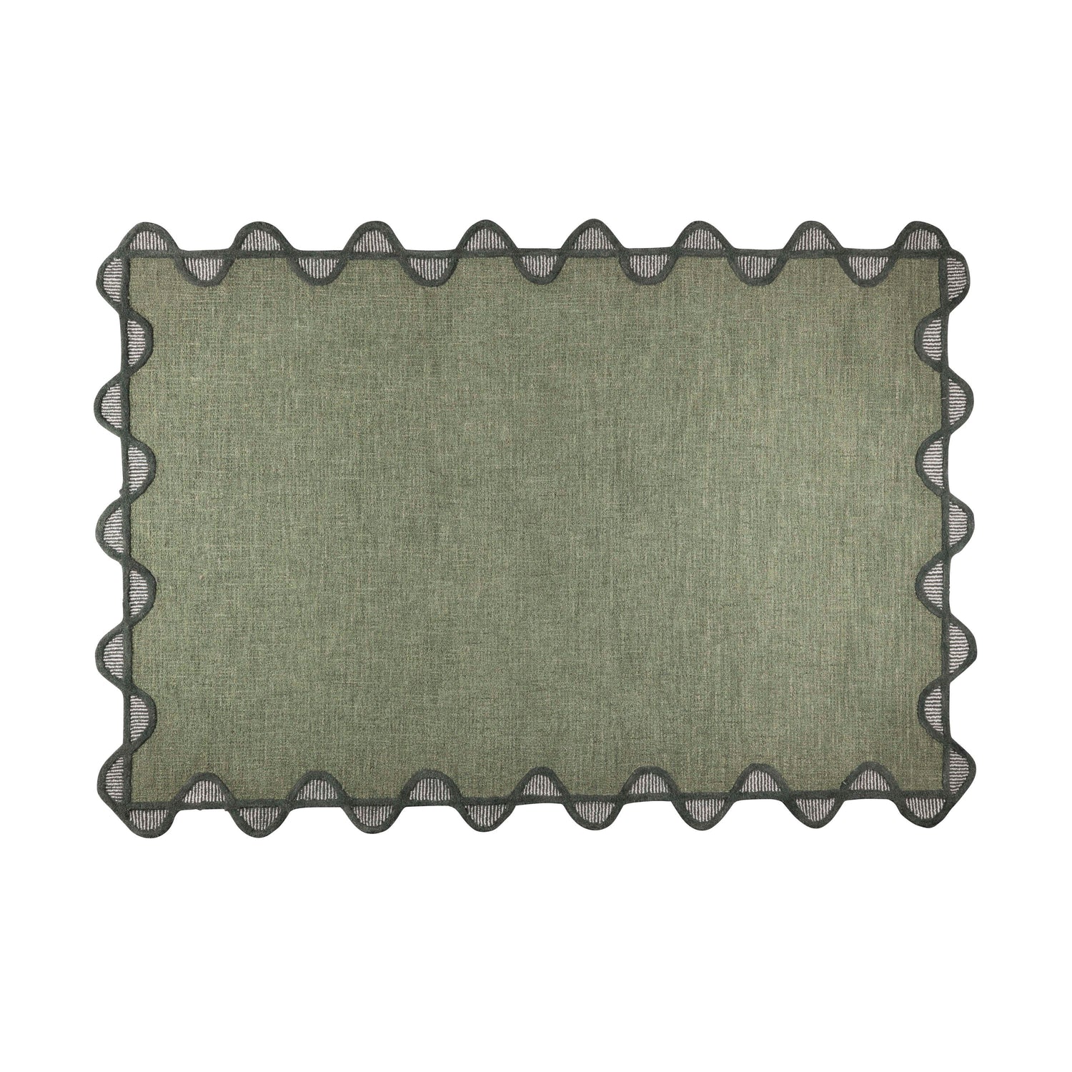 Bold Monkey Sugar Lines Vloerkleed 160 x 230 cm - Groen