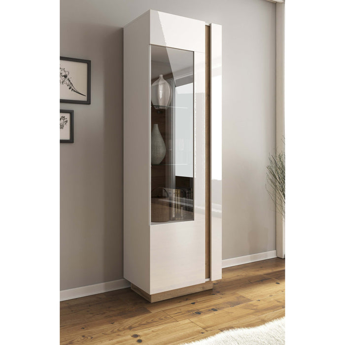 Meubella - Woonkamer Ashley 2 - Wit - Eiken