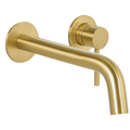 Beliani - TRAFUL - Wandgemonteerde mengkraan - Goud - Messing
