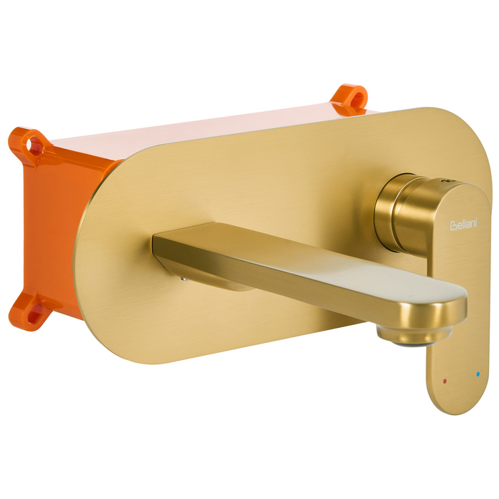 Beliani - CHAPALA - Wandgemonteerde mengkraan - Goud - Messing
