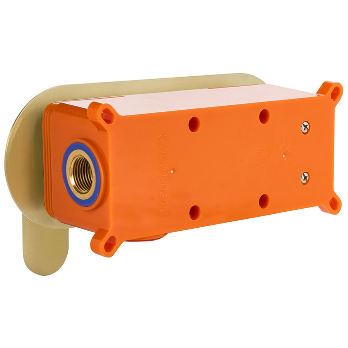 Beliani - CHAPALA - Wandgemonteerde mengkraan - Goud - Messing