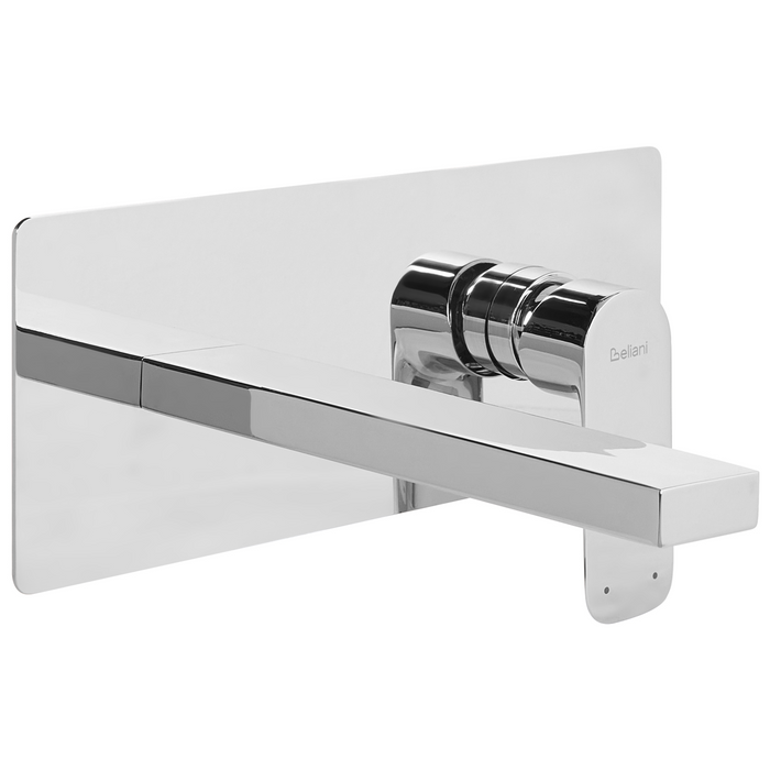 Beliani - DICHATO - Wandgemonteerde mengkraan - Zilver - Messing