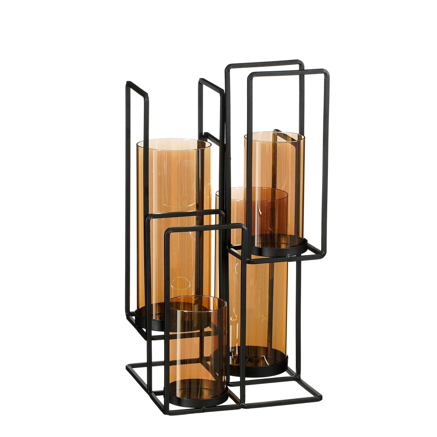 Mica Decorations Kandelaar Canton - 20x20x41 cm - Ijzer - Goud