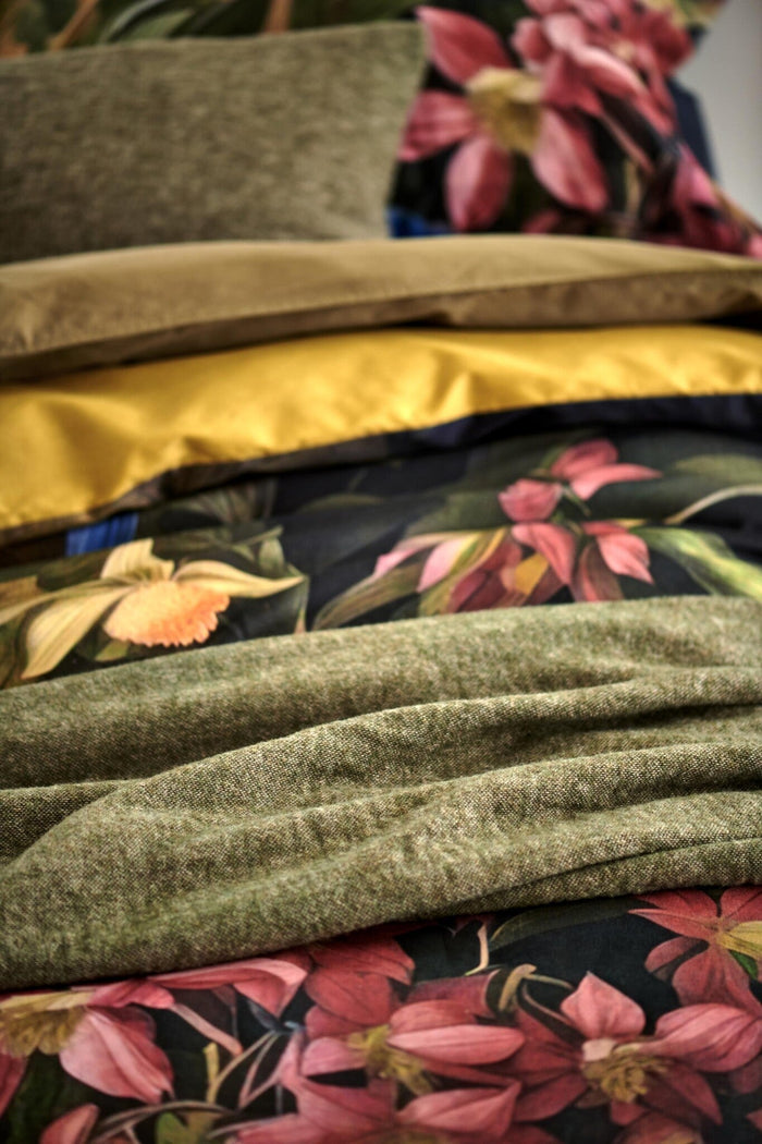 Mystic Garden Dekbedovertrek | 240 x 200|220 cm | Groen | Geel | Goud