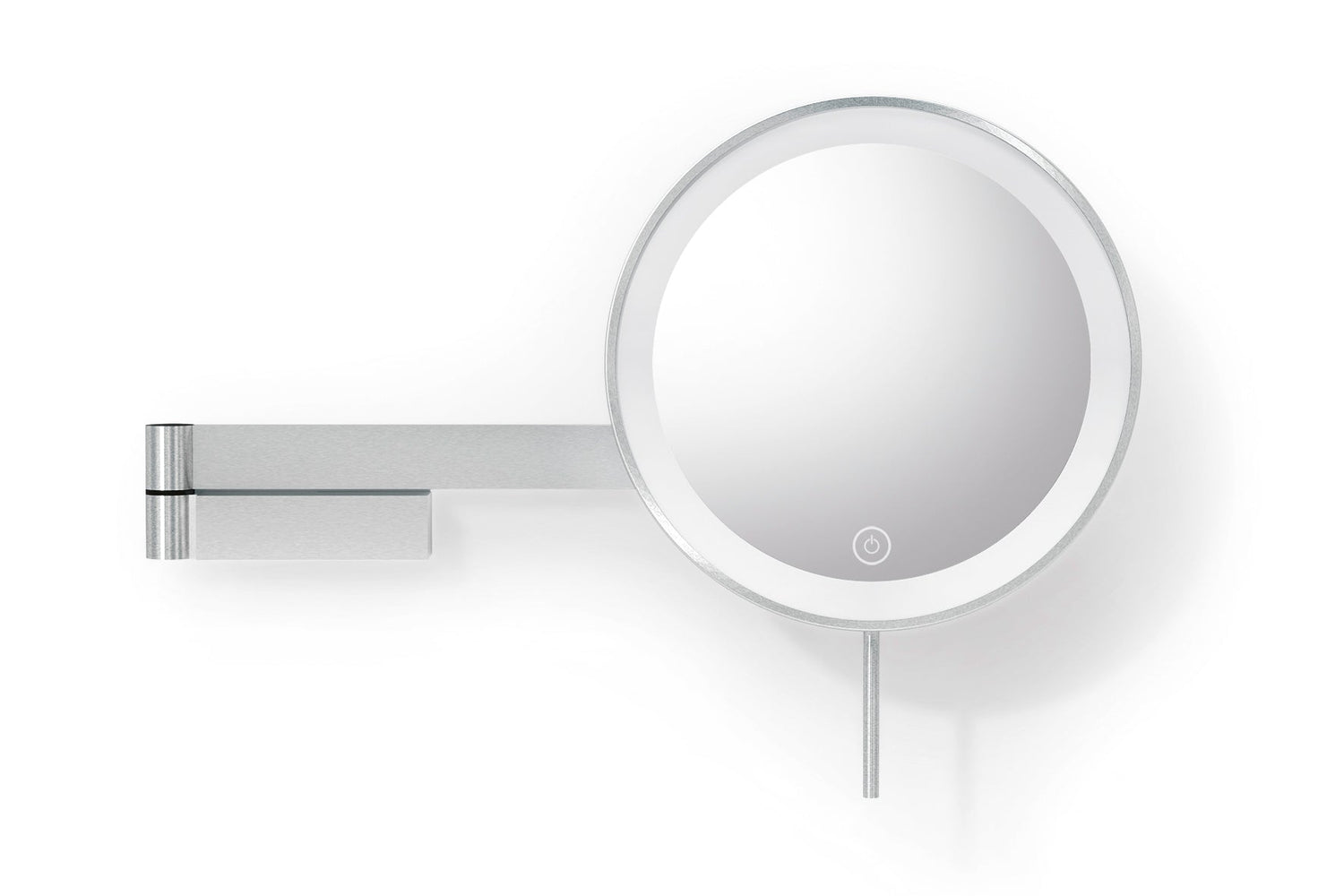 Linea Led Make Up Spiegel Wand | Grijs | Staal