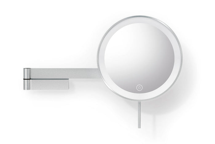 Linea Led Make Up Spiegel Wand | Grijs | Staal