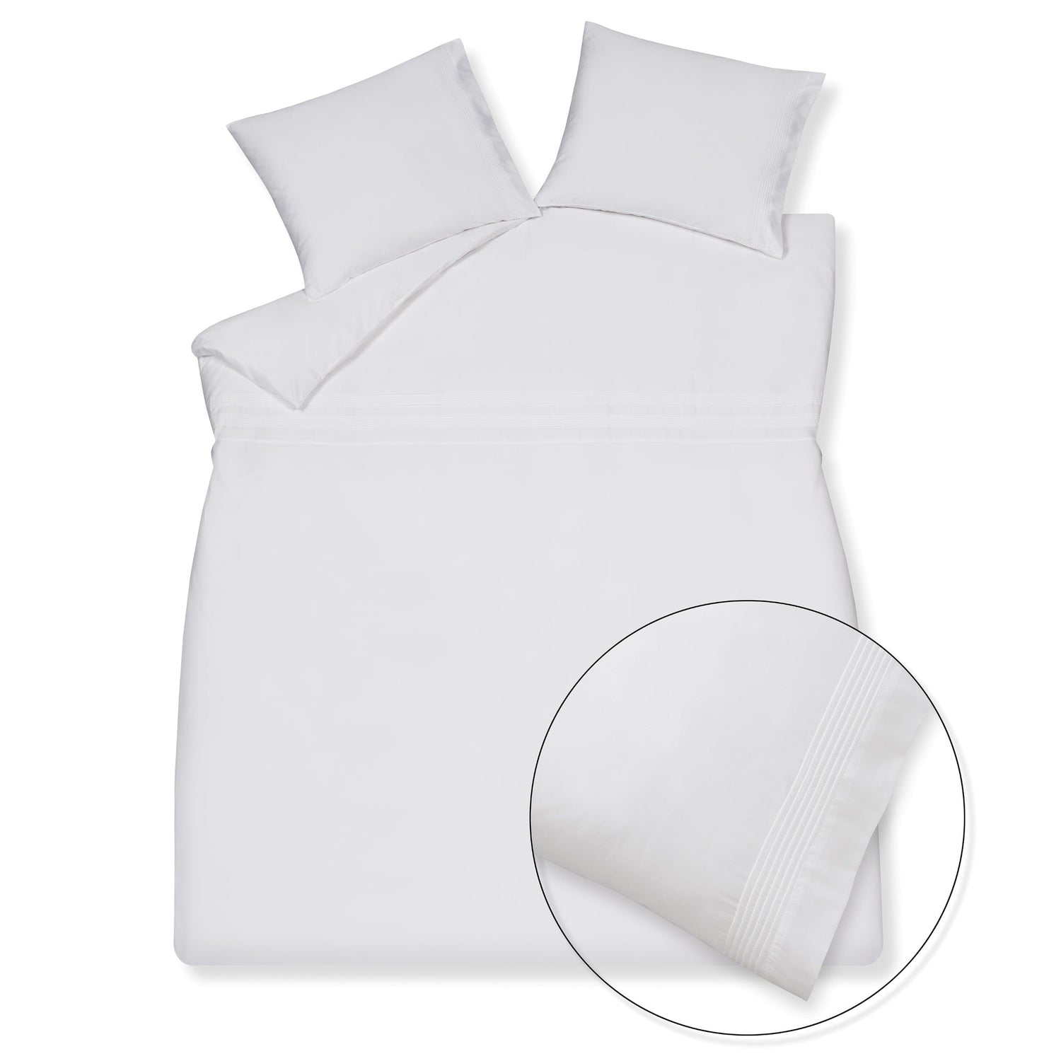 Purity Portofino Dekbedovertrek | 200 x 200|220 cm | Wit